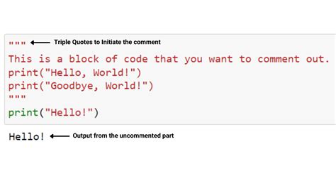 comment out in python multiple lines