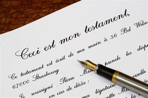 Comment faire un testament