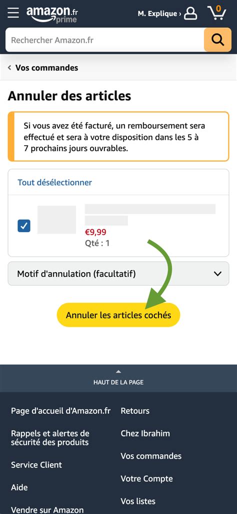 Comment annuler une commande Amazon et obtenir un remboursement