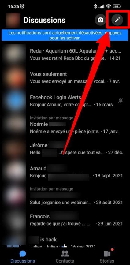 Comment créer un groupe de discussion sur Messenger ? LBA