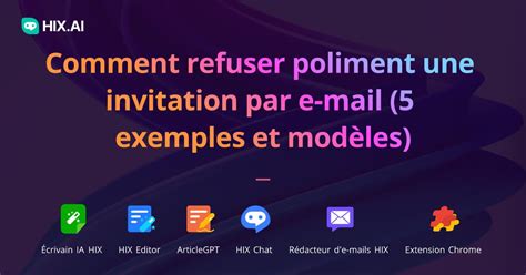 Comment refuser une invitation danniversaire