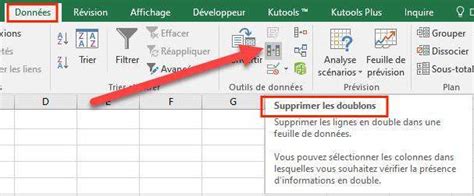 Excel 2016 Supprimer les doublons YouTube