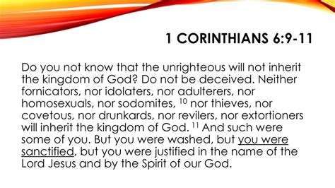 commentary on 1 corinthians 6:9-11