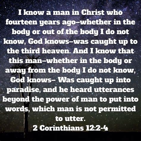 commentary on 2 corinthians 12:2