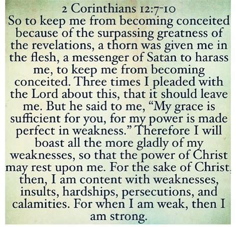 commentary on 2 corinthians 12:7-10
