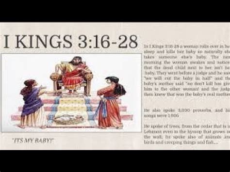 commentary on i kings 3:16-28