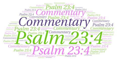 commentary on psalm 23 4