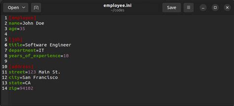 comments in ini file python