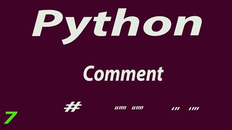 comments in python in hindi