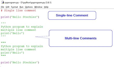 comments in python javatpoint