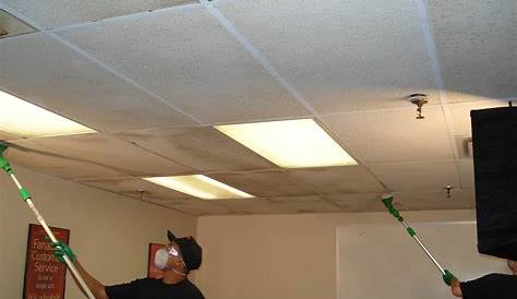 Incredible Cleaning Commercial Ceiling Tiles YouTube
