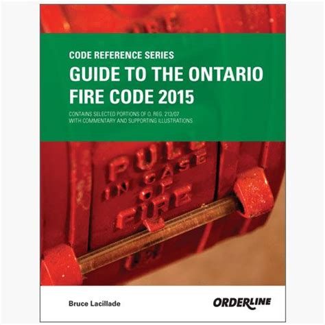 Commercial Fire Code Ontario