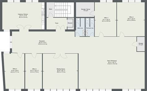 Commercial Building Floor Plan 2254160