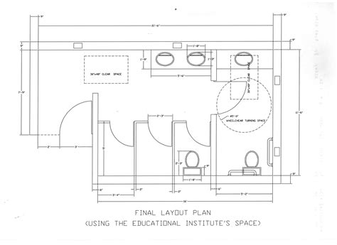 Commercial Restroom Layout