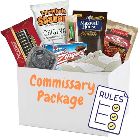 commissary packages for inmates