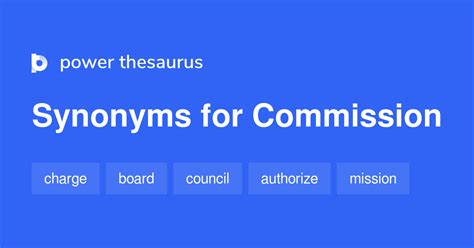 commissioned meaning synonym