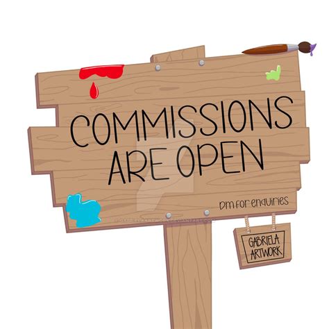 commissions open meaning