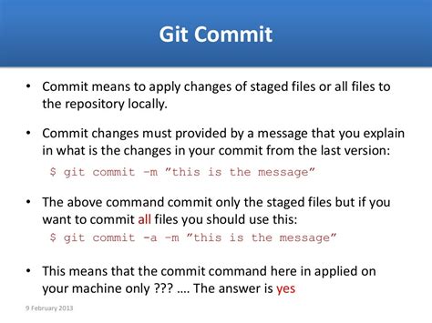 commit code meaning