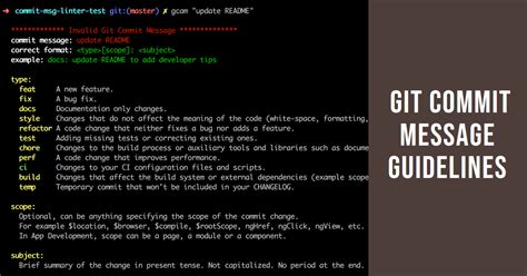 Commit Message Guidelines