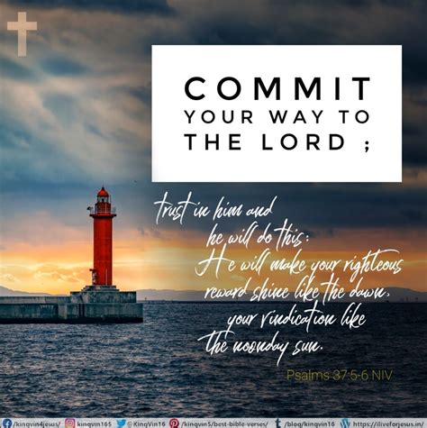Trust in God: Commit Your Ways to Lord