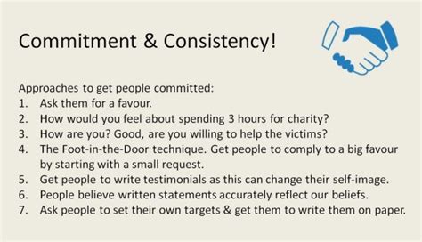 commitment and consistency definition