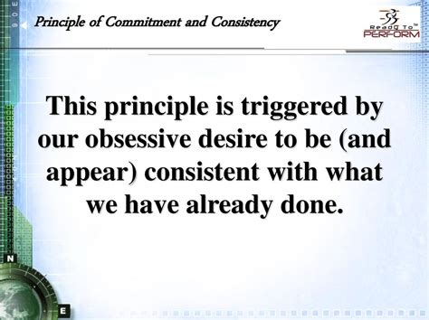 commitment and consistency principle