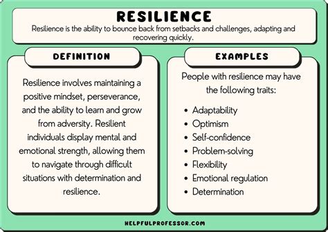 commitment to resilience examples