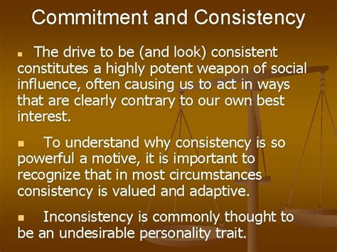 commitment vs consistency