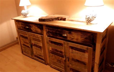 Commode En Palette : Utiliser Des Palettes Pour Créer Des Meubles Incroyables