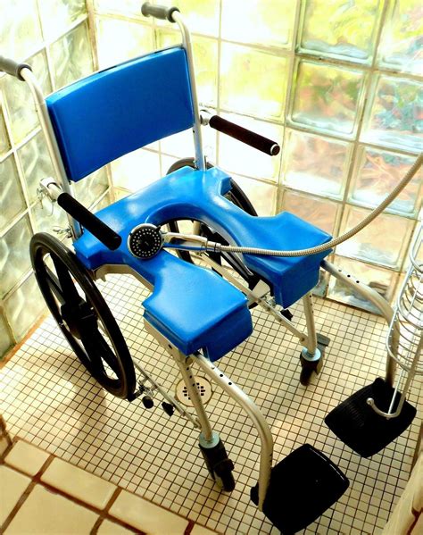 Commode Shower Wheelchair