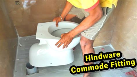 Commode Toilet Installation