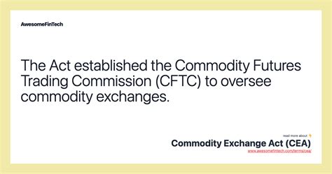 Commodity Exchange Act Section 4