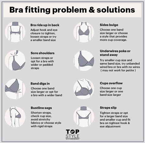 common bra fitting issues and solutions