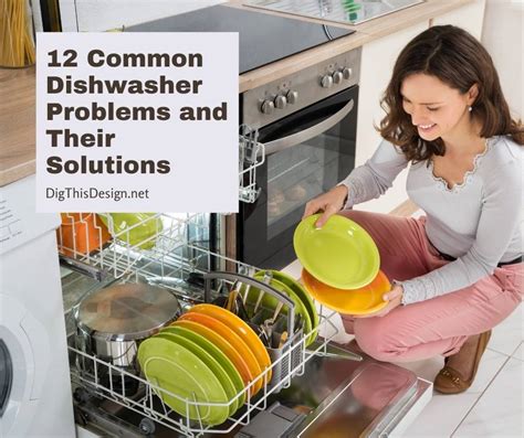 common dishwasher problems