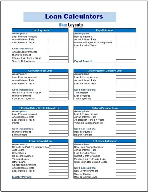 common loan calculator