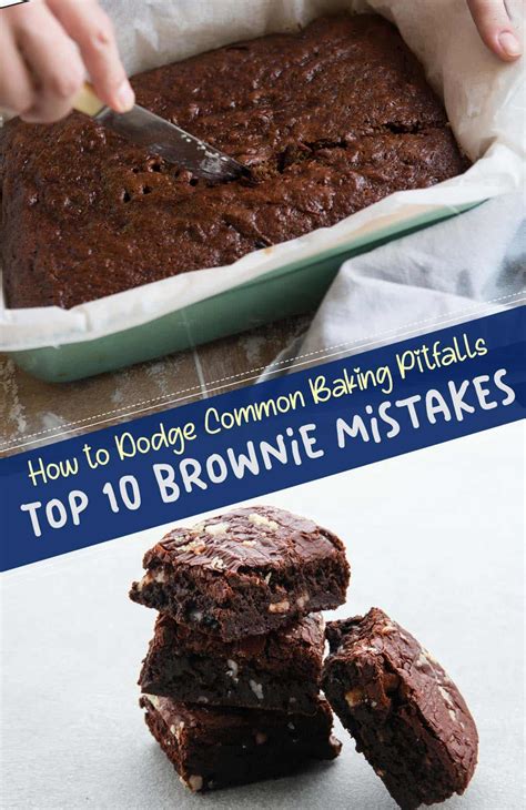common mistakes to avoid when baking brownies