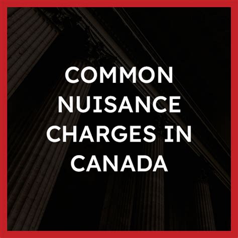 common nuisance criminal code
