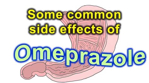 common side effects omeprazole