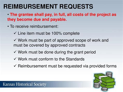 common standards for reimbursement periods