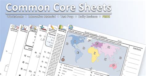 Commoncore Sheets