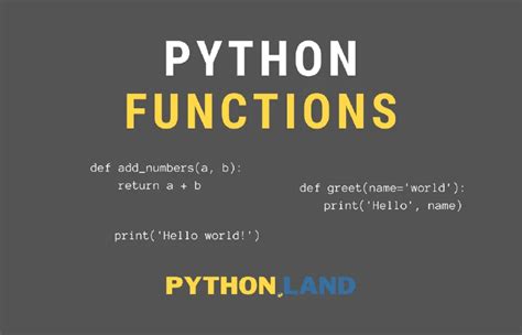 commonly used python functions