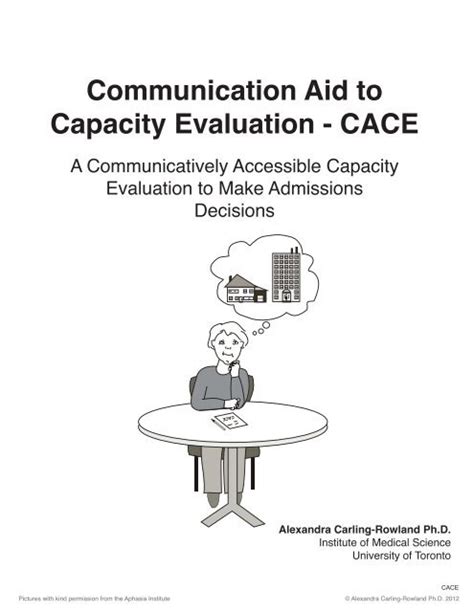 Communication Aid To Capacity Evaluation