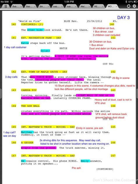 communication breakdown script example