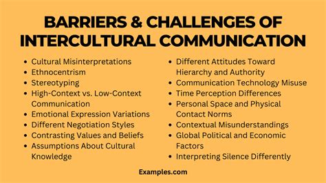 communication challenges examples