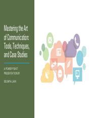 communication tools and techniques pdf