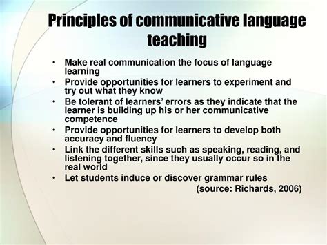 communicative language teaching method examples