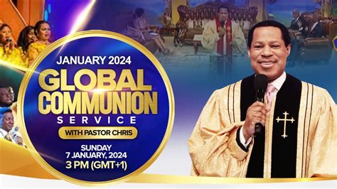 communion service with pastor chris today