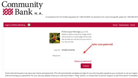 community bank na business login