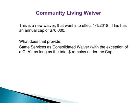 community living waiver cap pa
