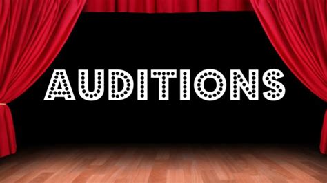 community musical theater auditions near me